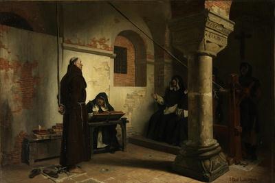 'Bernard Délicieux before the Inquisition Tribunal, Ca 1881' Giclee