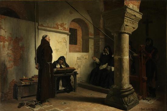 'Bernard Délicieux before the Inquisition Tribunal, Ca 1881' Giclee