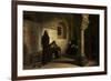 Bernard Délicieux before the Inquisition Tribunal, Ca 1881-Jean-Paul Laurens-Framed Giclee Print