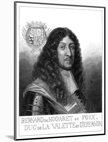 Bernard Duc D'Epernon-null-Mounted Art Print