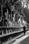 Avenue of Fountains Water Jets Amuse Visitors at Villa D’Este Estate at Tivoli near Rome., 1934 (Ph-Bernard F Rogers-Giclee Print