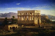 Temple of Philae at Thebes, Egypt-Bernard Fiedler-Stretched Canvas