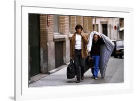 Bernard Giraudeau and Michel Blanc VIENS CHEZ MOI, J'HABITE CHEZ UNE COPINE, 1980 directed by PATRI-null-Framed Photo