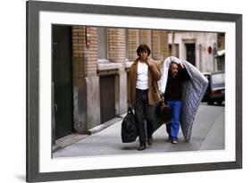 Bernard Giraudeau and Michel Blanc VIENS CHEZ MOI, J'HABITE CHEZ UNE COPINE, 1980 directed by PATRI-null-Framed Photo