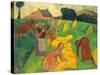 Bernard: Harvest, 1889-Emile Bernard-Stretched Canvas