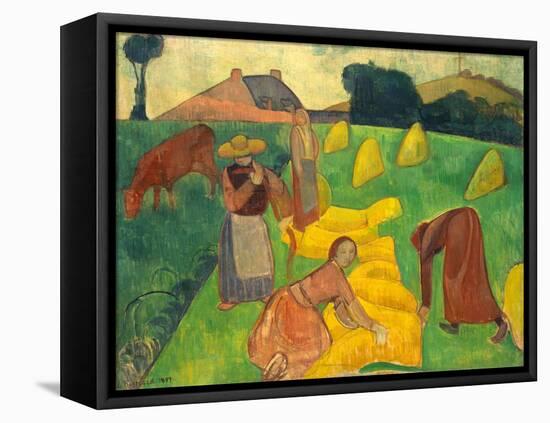 Bernard: Harvest, 1889-Emile Bernard-Framed Stretched Canvas