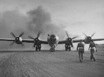 B-29 at Chinese Base, Revving Giant Propellers as it Prepares to Bomb Japan-Bernard Hoffman-Photographic Print