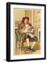 Bernard Le Bovier De Fontenelle, French Writer-null-Framed Giclee Print