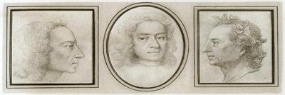 Alexander Pope, English Poet and Satirist, 18th Century-Bernard Lens-Framed Stretched Canvas