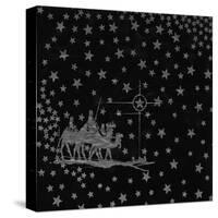 Bernard Levine Sample Book Collection, Wrap Brand Christmas Wrappings-null-Stretched Canvas