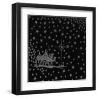 Bernard Levine Sample Book Collection, Wrap Brand Christmas Wrappings-null-Framed Art Print