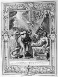 Atlas Supports the Heavens on His Shoulders, 1733-Bernard Picart-Giclee Print