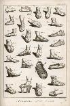 Selection of Ancient and Not So Ancient Footwear Including Various Styles of Sandal-Bernard-Framed Art Print