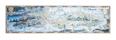 An Anciente Mappe Of Fairyland, 1920-Bernard Sleigh-Premium Giclee Print