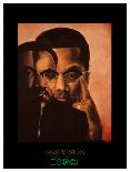 One Vision, Malcolm X and Martin Luther King Jr.-Bernard Stanley Hoyes-Framed Art Print