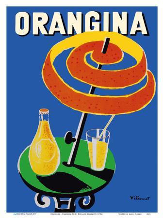Orangina Sparkling Soda - Umbrella Ad