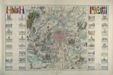 Plan militaire de 1815 - Le mouvement des troupes Alliées dans les environs-Bernardini-Framed Giclee Print