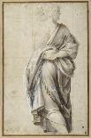 Study for a Figure in the Adoration of the Magi-Bernardino Gatti-Framed Stretched Canvas