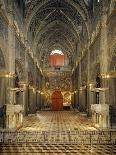 View of Nave and Counterfacade with Frescoes by Pordenone Depicting Crucifixion and Deposition-Bernardino Gatti-Giclee Print