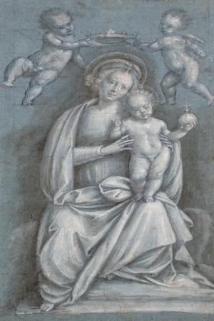 The Madonna and Child Crowned by Two Angels