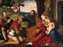 Portrait of Arrigo Licinio and His Family-Bernardino Licinio-Giclee Print