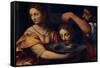 Bernardino Luini / 'Salome with the Head of Saint John the Baptist ', Early 16th century, Italia...-BERNARDINO LUINI-Framed Stretched Canvas