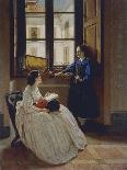 Doing Homework, 1866-Bernardino Pasta-Framed Giclee Print