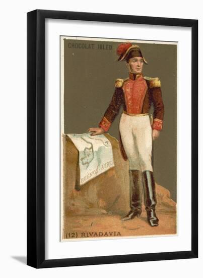 Bernardino Rivadavia, Argentinian Revolutionary and Politician-null-Framed Giclee Print