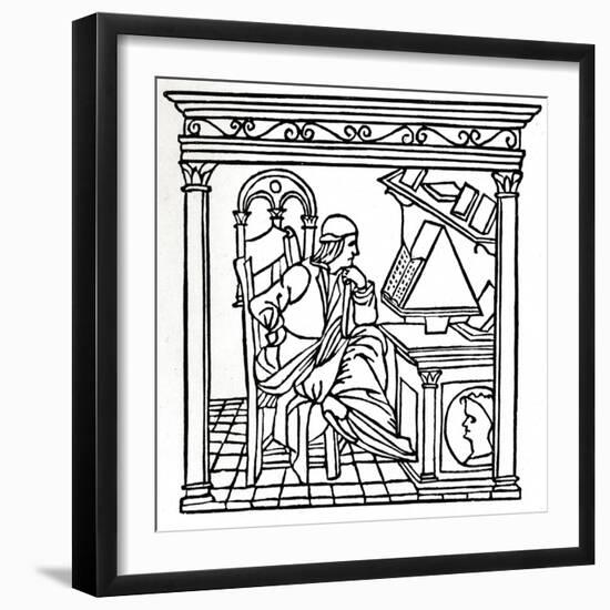 Bernardo Bellincioni (1452-1492), Italian Poet, 1493, (1917)-null-Framed Giclee Print