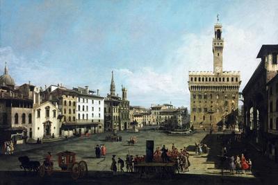 The Piazza Della Signoria and Palazzo Vecchio in Florence