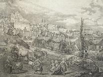 View of Warsaw, Poland 18th Century Detail-Bernardo Buontalenti-Mounted Giclee Print