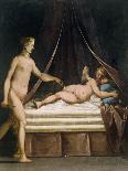 Cupid and Psyche-Bernardo Castello-Framed Stretched Canvas