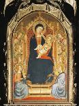 The Birth of the Virgin, Detail from the Predella of the Polyptych of San Pancrazio-Bernardo Daddi-Framed Giclee Print