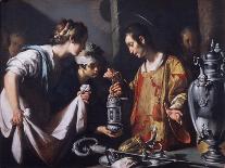 St. Lawrence Distributing the Riches of the Church, C.1625-Bernardo Strozzi-Giclee Print