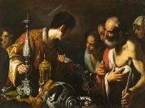 St. Lawrence Distributing the Riches of the Church, C.1625-Bernardo Strozzi-Giclee Print