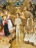 Baptism of Christ, Detail from the Predella of an Altarpiece from the Vic Cathedral-Bernat Martorell-Giclee Print