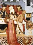 The Flagellation of St Eulalia, Detail from the Predella of an Altarpiece from the Vic Cathedral-Bernat Martorell-Giclee Print