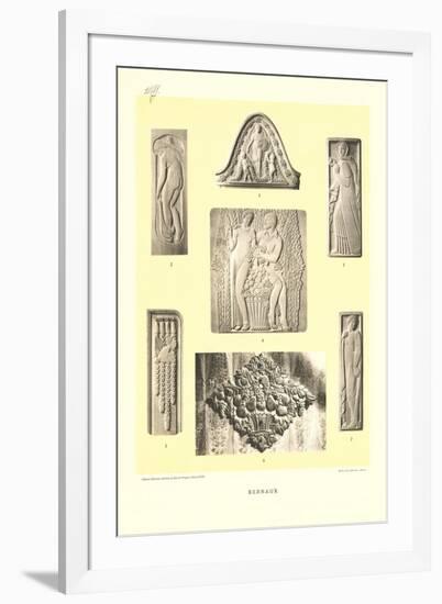 Bernaux Bas Reliefs-null-Framed Art Print