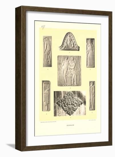 Bernaux Bas Reliefs-null-Framed Art Print