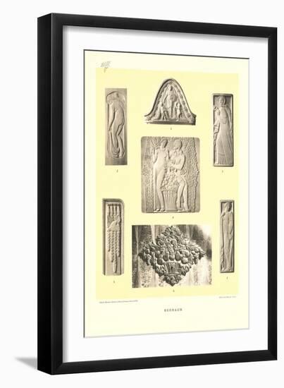 Bernaux Bas Reliefs-null-Framed Art Print