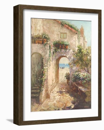 Bernazza Arch-Fabio-Framed Art Print