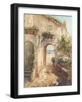 Bernazza Arch-Fabio-Framed Art Print