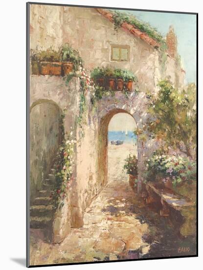 Bernazza Arch-Fabio-Mounted Art Print