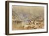 Berncastel on the Moselle with the Ruins of Landshut, c.1834-J. M. W. Turner-Framed Giclee Print