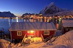 Norway, Lofoten, Moskenesoya, Kirkefjord, Pure Mountains-Bernd Rommelt-Photographic Print