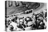 Bernd Rosemeyer Acclaimed by the Crowd, German Grand Prix, Nurburgring, 1936-null-Stretched Canvas
