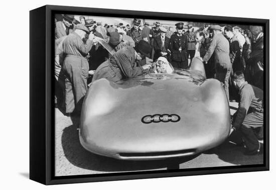 Bernd Rosemeyer and Ferdinand Porsche with Auto Union, C1937-C1938-null-Framed Stretched Canvas