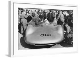 Bernd Rosemeyer and Ferdinand Porsche with Auto Union, C1937-C1938-null-Framed Photographic Print