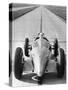 Bernd Rosemeyer in Auto Union Record-Breaking Car, 1937-null-Stretched Canvas