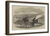 Berne and Geneva Railway, Station at Yverdun, on the Lake of Neuchatel-null-Framed Giclee Print